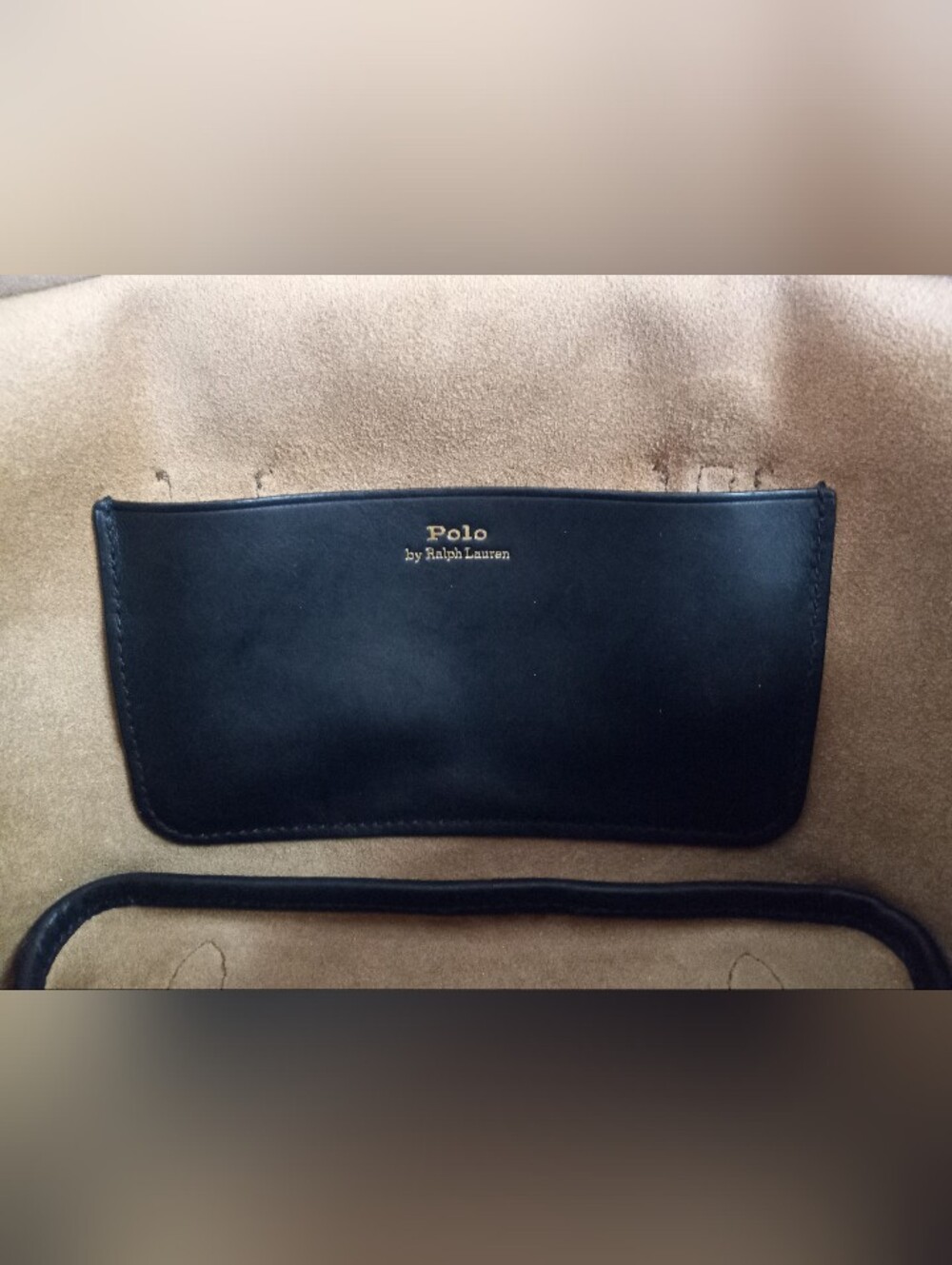Polo Ralph Lauren, 2024 Bellport Satchel, Black Calf Leather - Picture 15 of 16